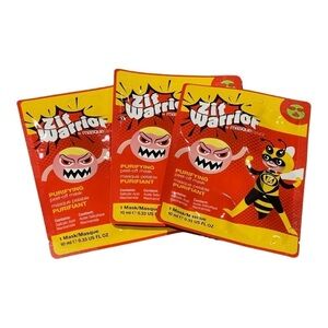 Masque Bar Zit Warrior Purifying Peel Off Mask . Set of 3